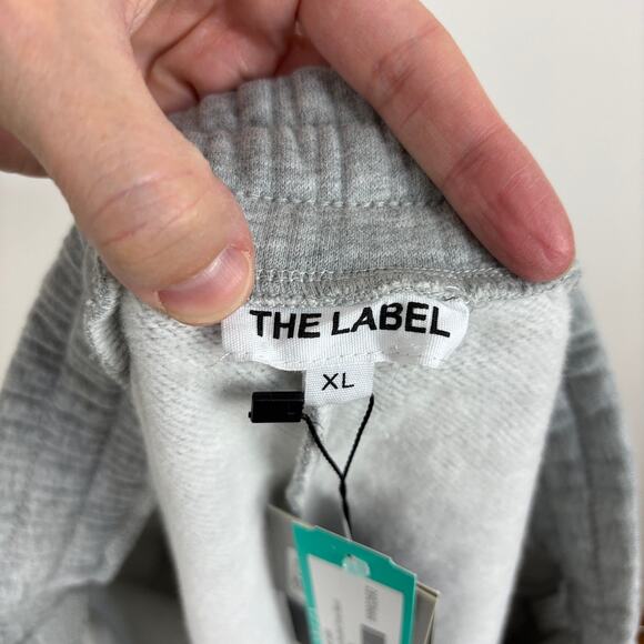 The Label NEW Larsen Brushed Terry Shorts XL Grey Gray Stitch Fix athleisure - Picture 5 of 7